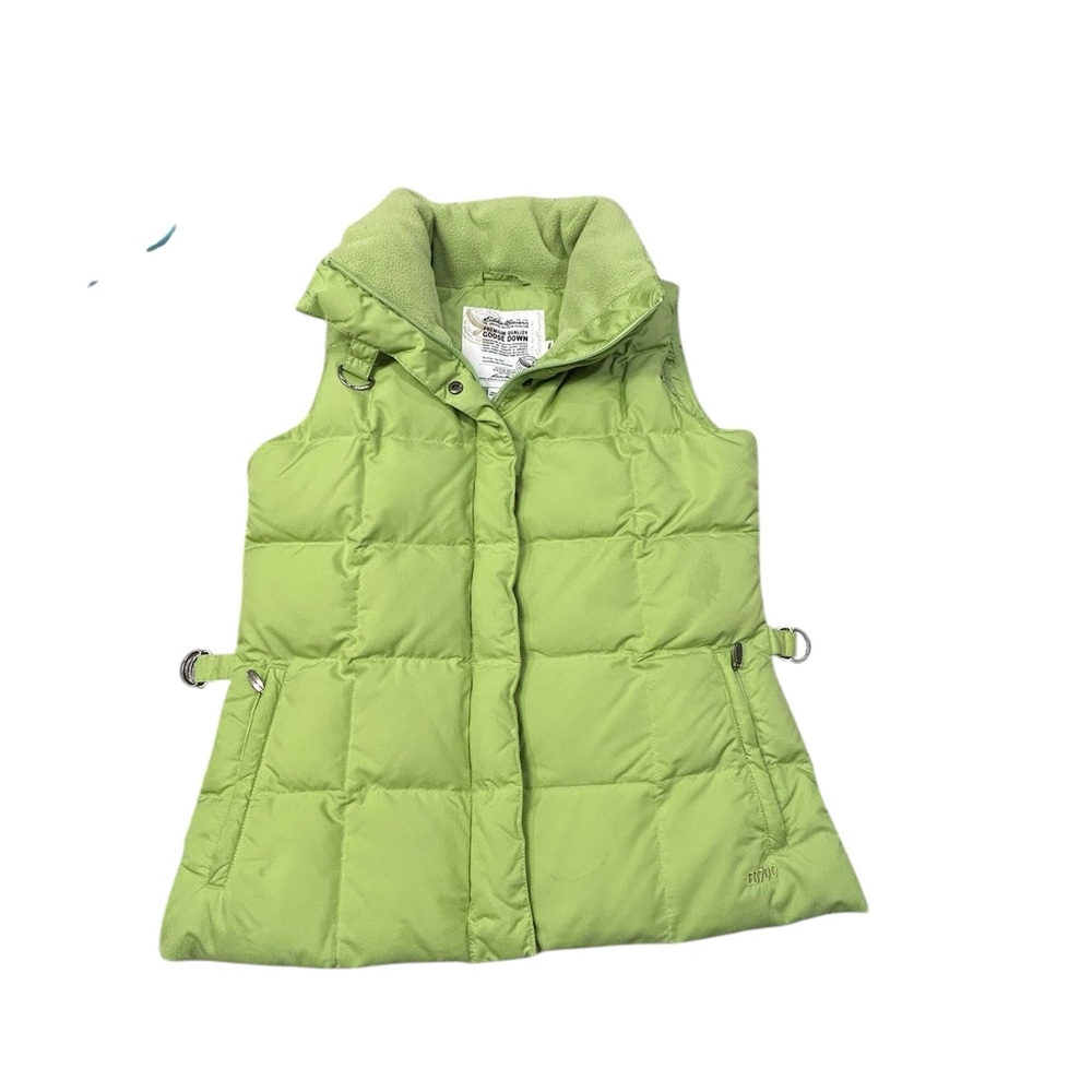 Eddie Bauer Lime Goose EB700 Down Vest‎ XS